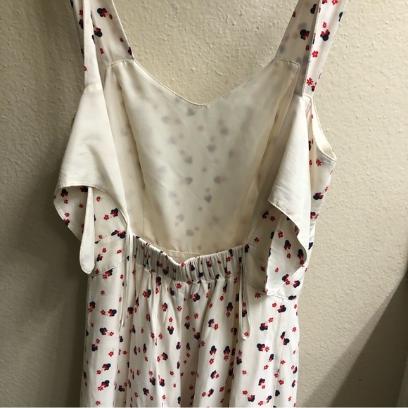 Disney LC Lauren Conrad dress white Minnie Mouse red size two, bow tie back - Picture 7 of 9